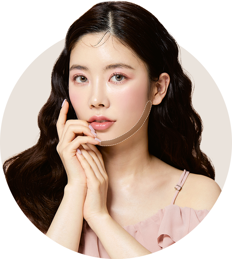 턱